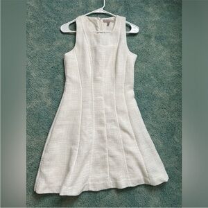 Banana Republic Tweed White Dress
